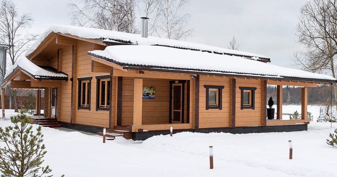 Проект Волга (клееный брус, 160 м²)