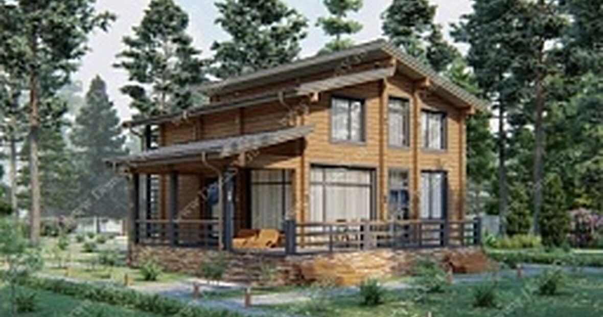 Дом Сибиряк 15,5 х 13,7 м