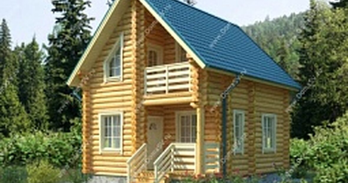 Дом Баня Лесной Каприз 6 х 7 м