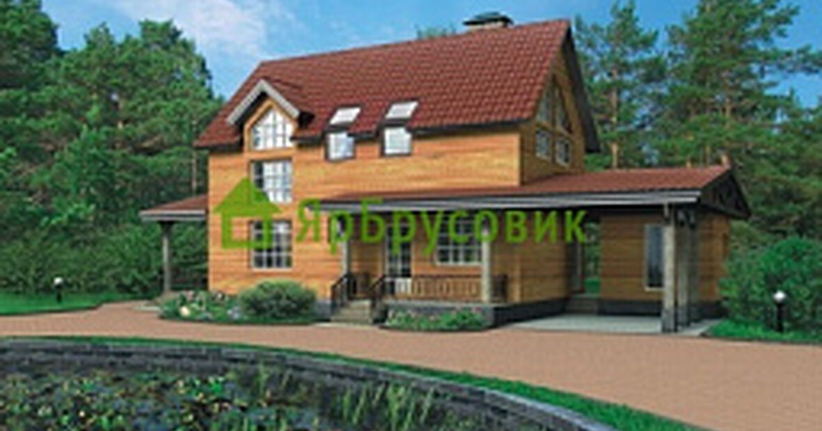 Проект №57. Дом из бруса 19,5Х9