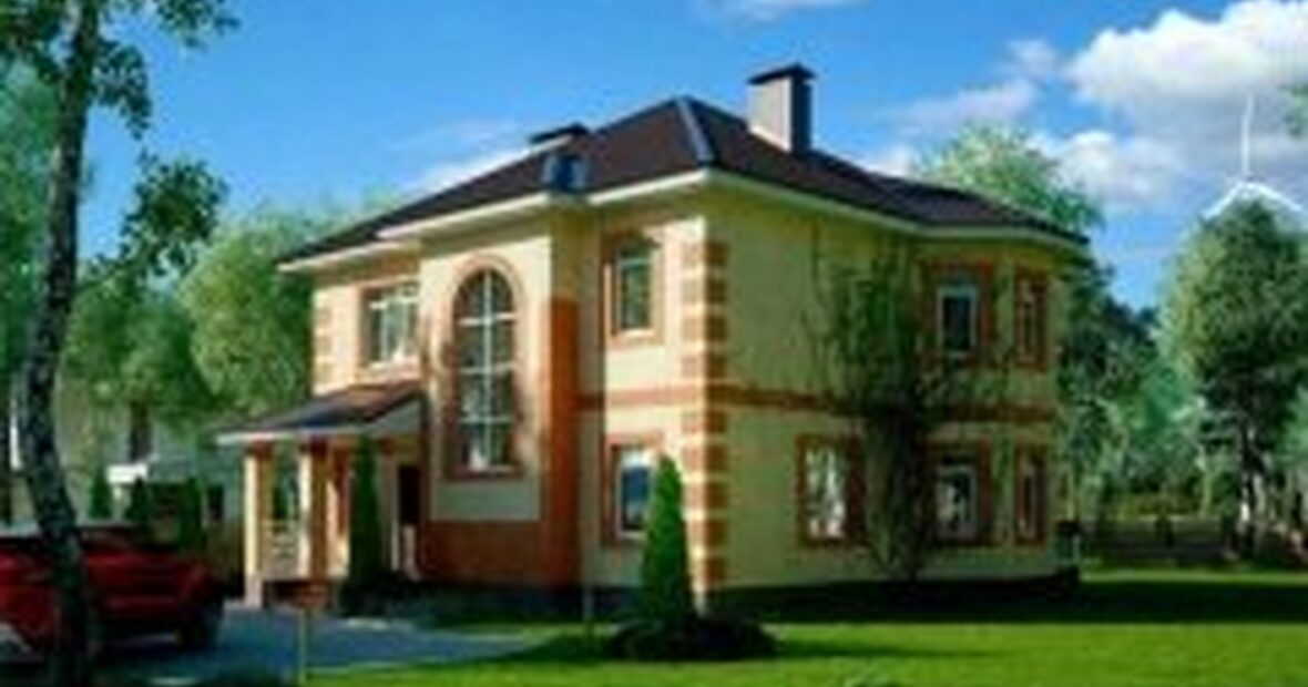 Кирпичный дом «Дом из кирпича 12х12 КП-138»
