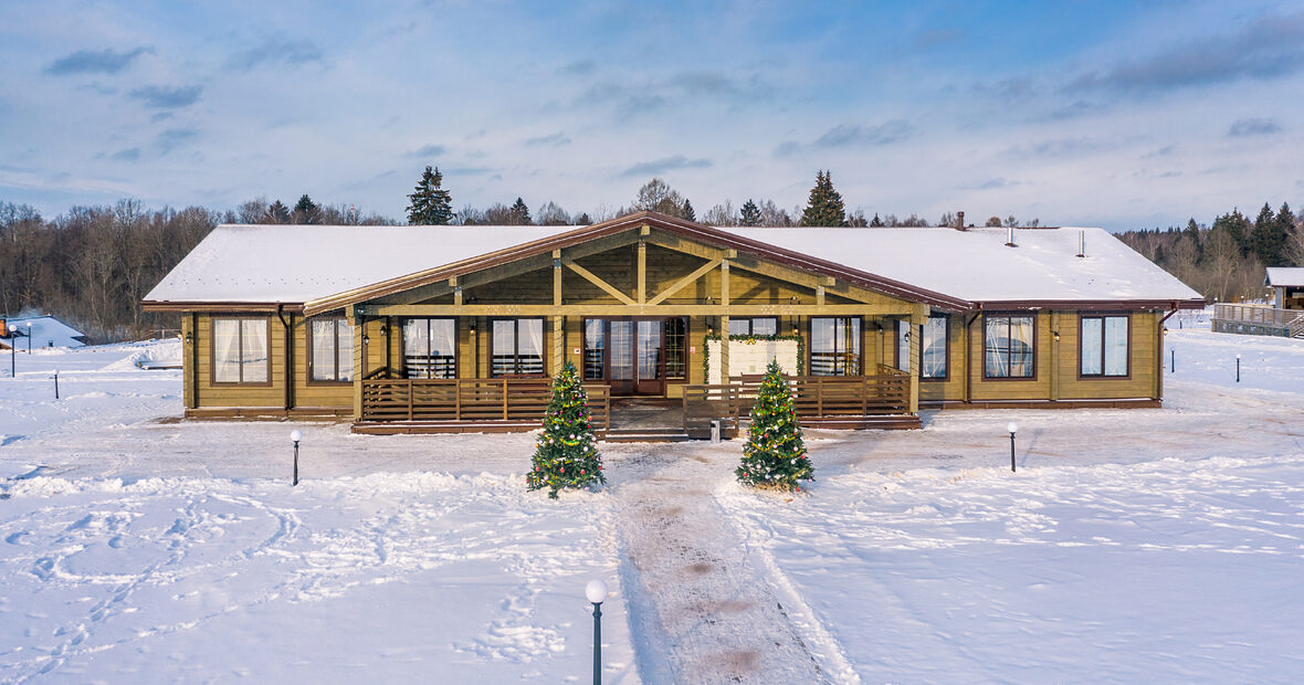 Проект Лепота (клееный брус, 600 м²)