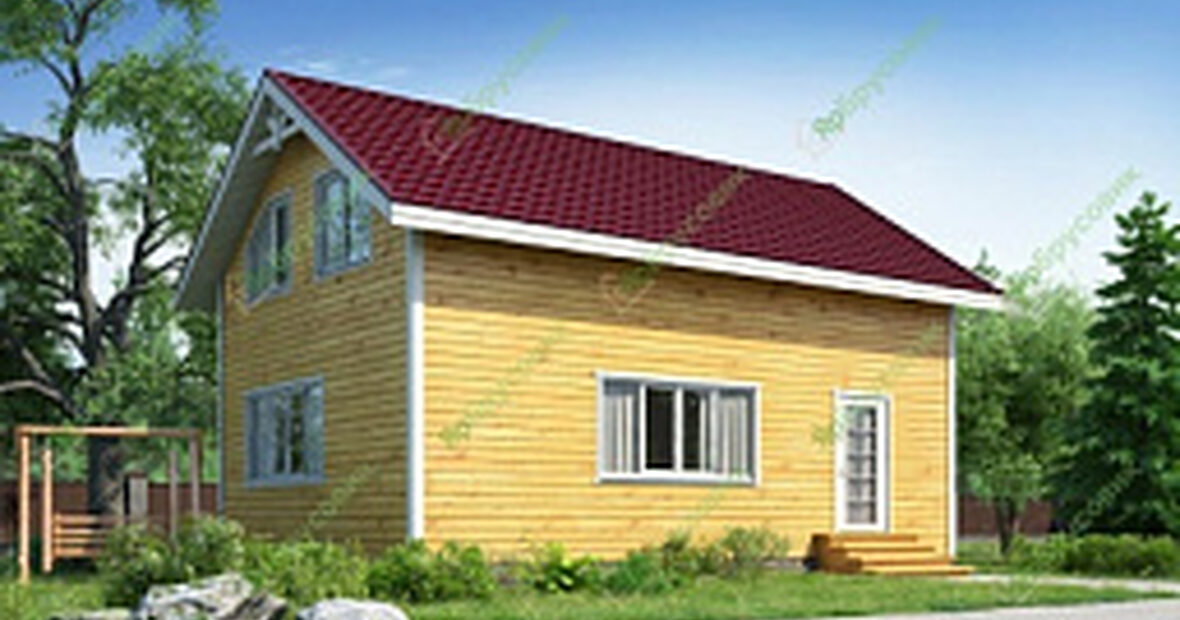 Проект №86. Дом из бруса 6х9