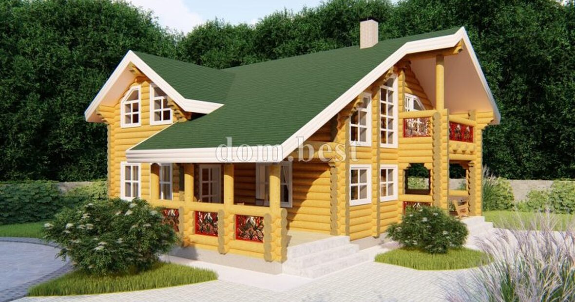Дом из бревна «Александрия»