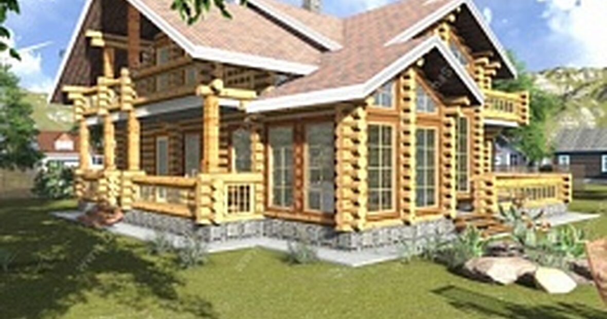 Дом-Баня Теремок 12 х 12 м