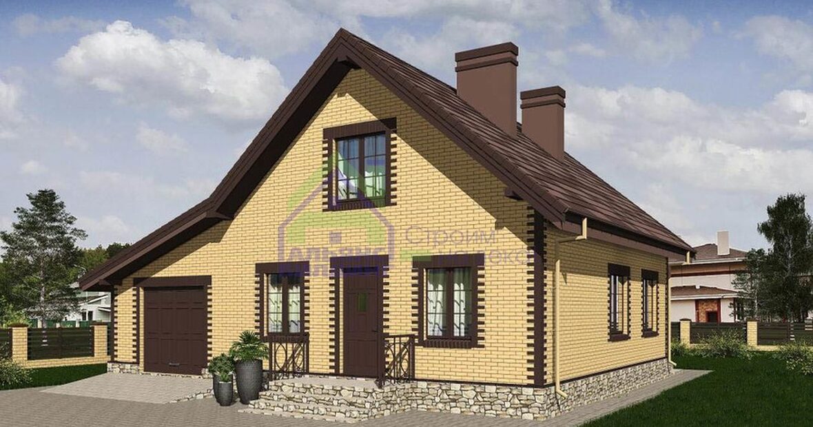 Кирпичный проект дома ФНП-531-207
