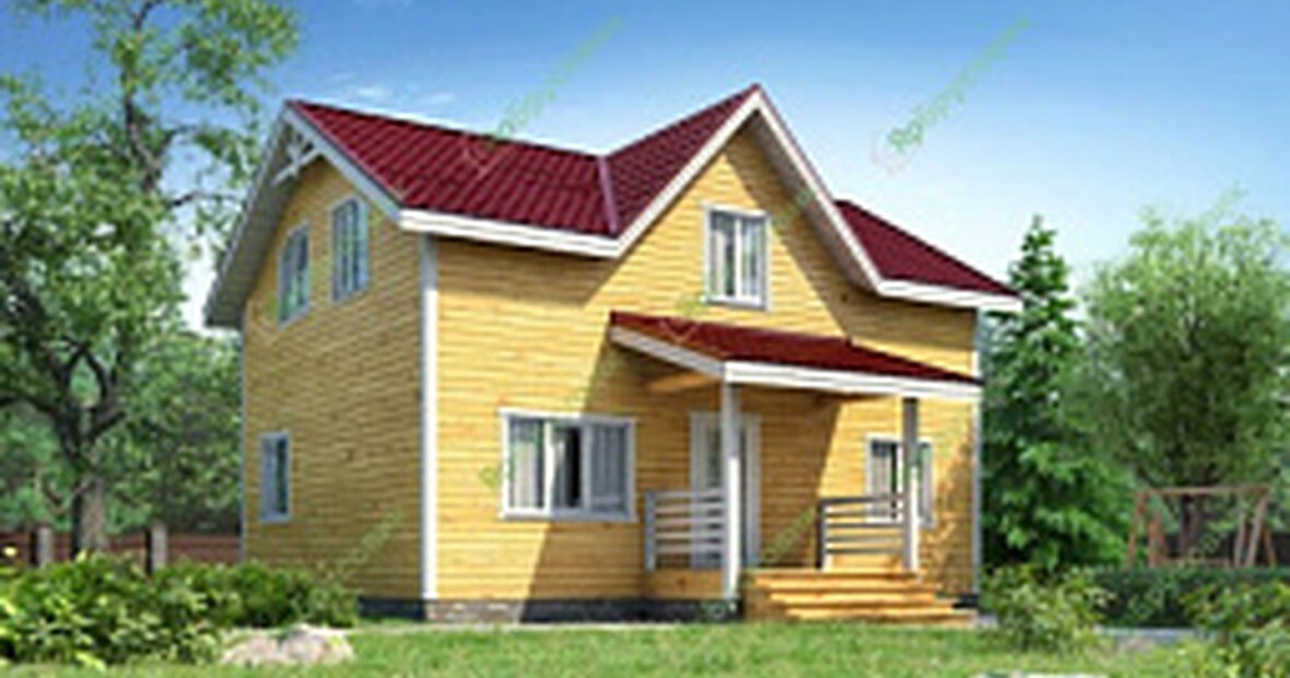 Проект №71. Дом из бруса 9х9