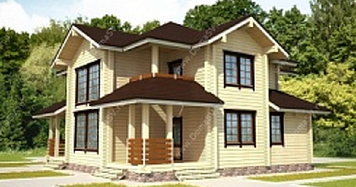 Дом Континент 12,2 х 10,8 м