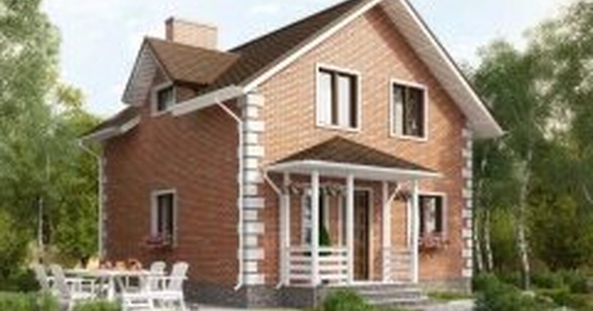 Кирпичный дом «Дом из кирпича 8х10 КП-126»