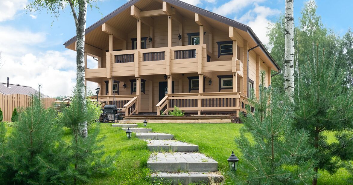 Проект Ольборг (клееный брус, 218 м²)