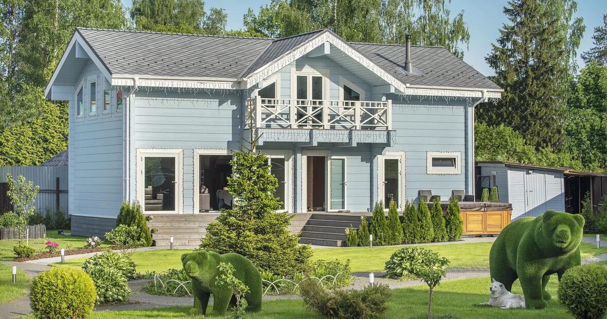 Проект Куинстаун (клееный брус, 188 м²)