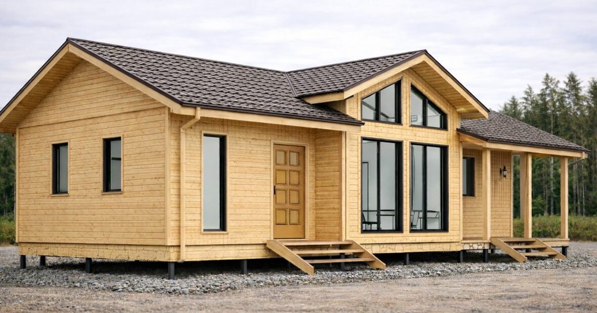 ПРОЕКТ каркасного дома «Баркас 140 м²»
