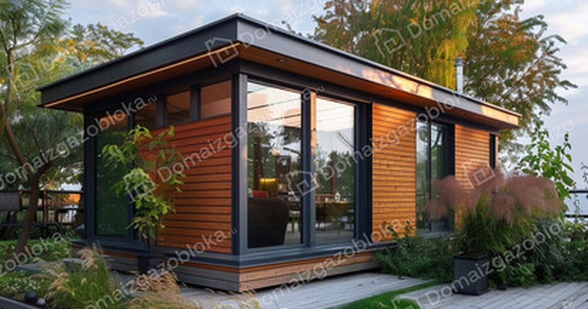 Дом из газобетона ГБ-122