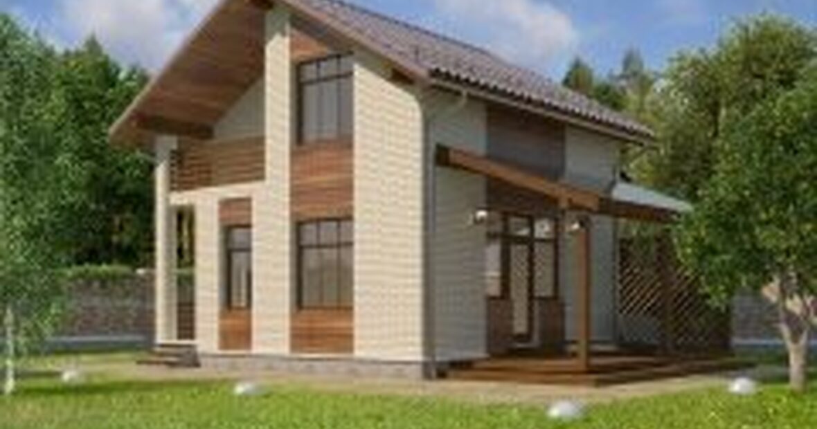 Кирпичный дом «Кирпичный дом 8х8 КП-103»